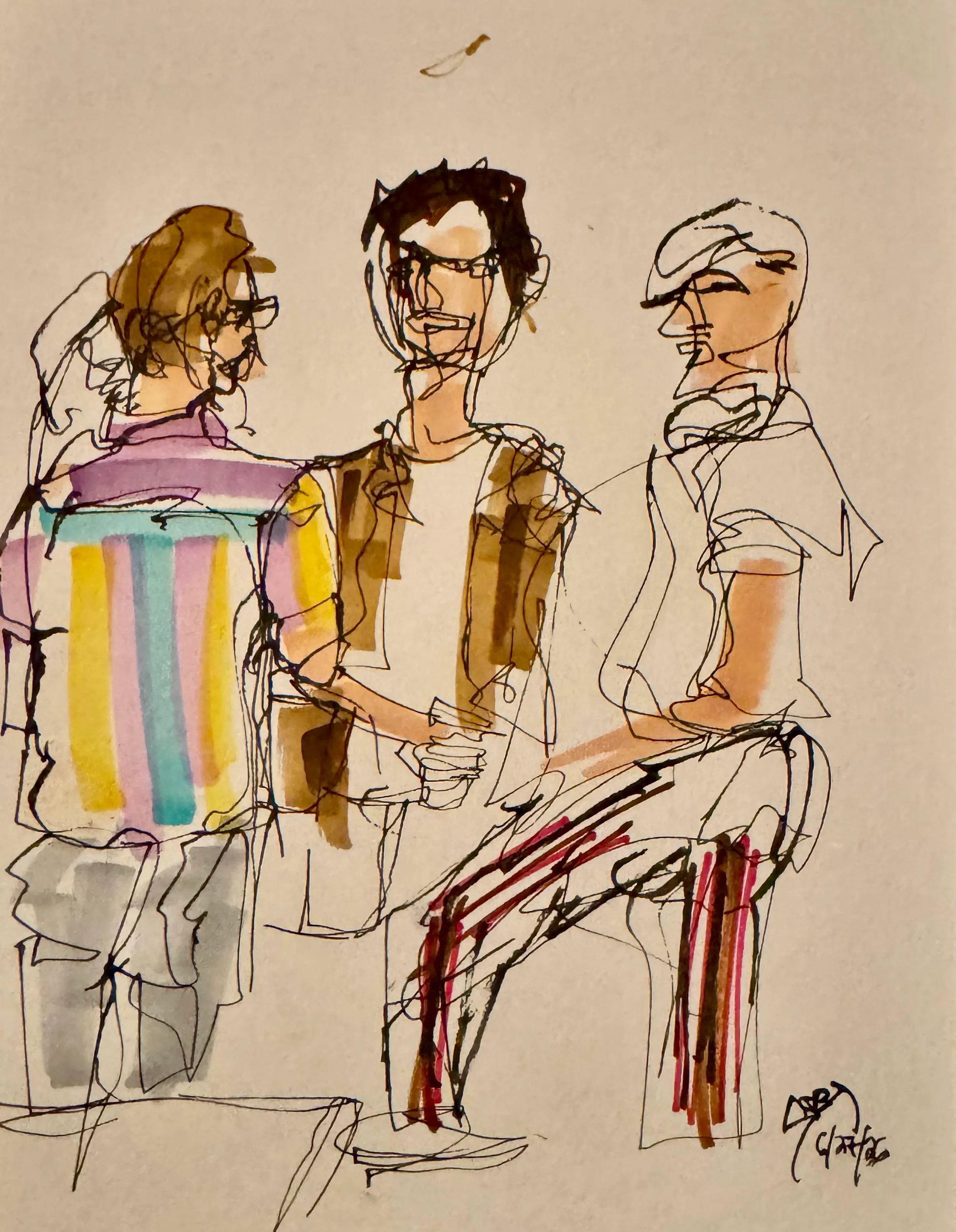 Fashion Party — Live Sketching