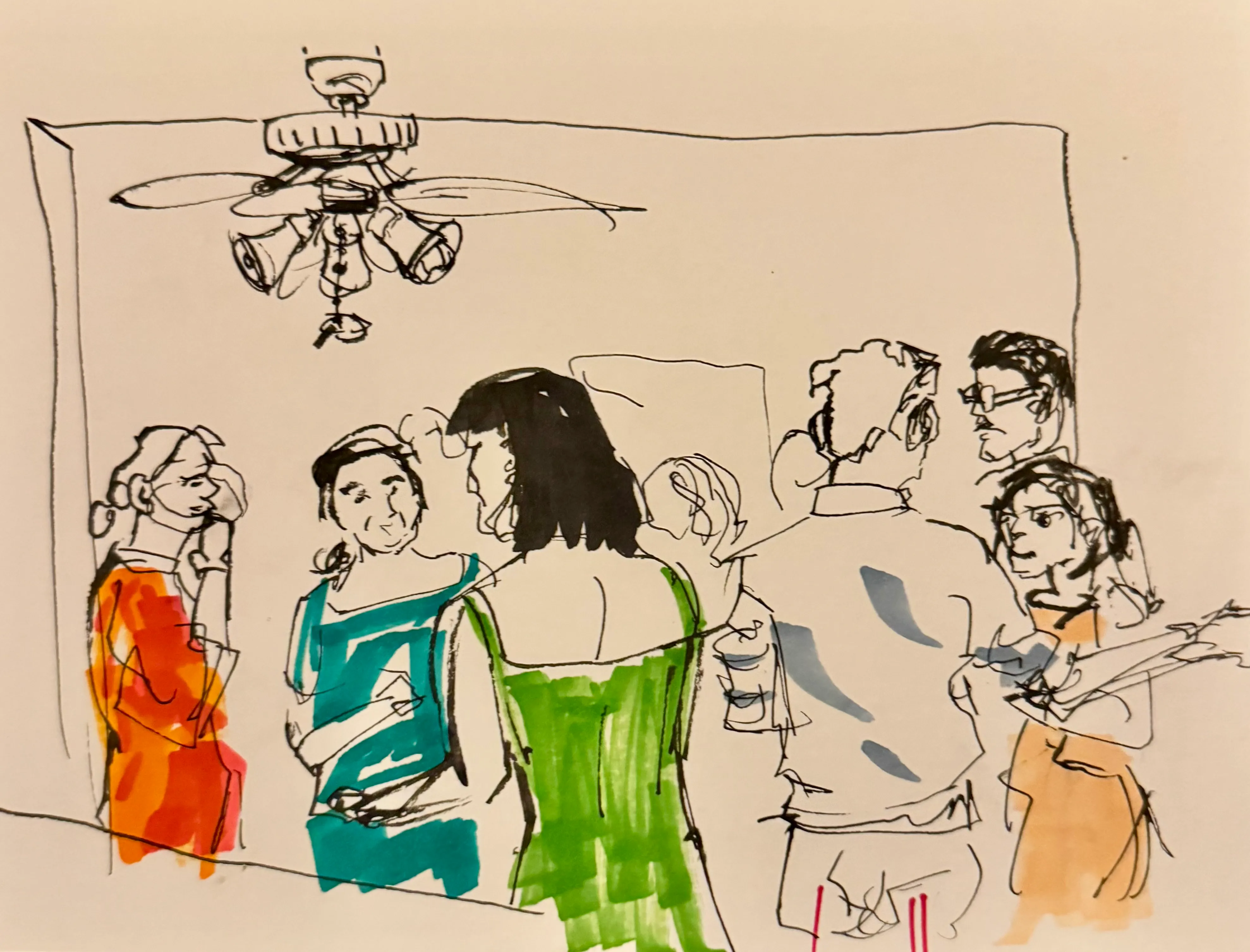 Fashion Party — Live Sketching